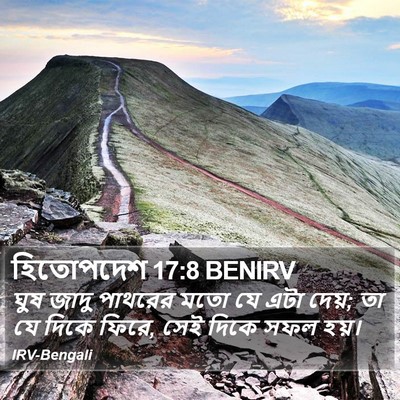হিতোপদেশ 17:8 BENIRV Bible Verse Image