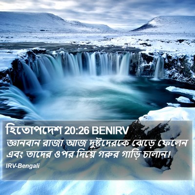 হিতোপদেশ 20:26 BENIRV Bible Verse Image