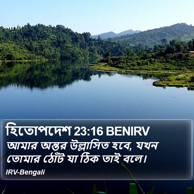 হিতোপদেশ 23:16 BENIRV Bible Verse Image