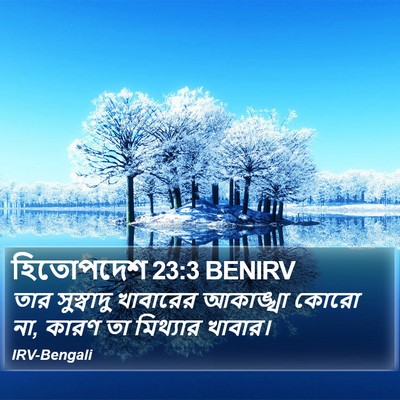 হিতোপদেশ 23:3 BENIRV Bible Verse Image