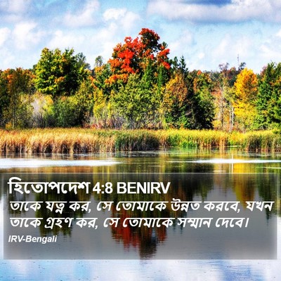 হিতোপদেশ 4:8 BENIRV Bible Verse Image