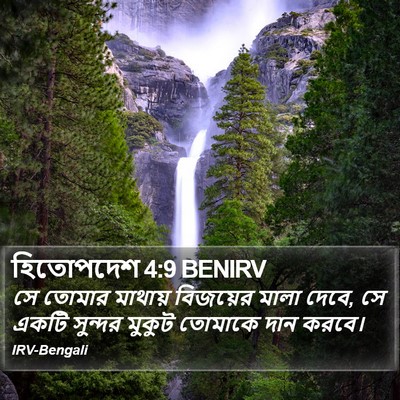 হিতোপদেশ 4:9 BENIRV Bible Verse Image