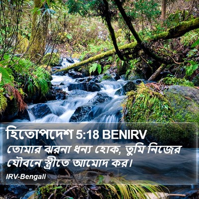 হিতোপদেশ 5:18 BENIRV Bible Verse Image