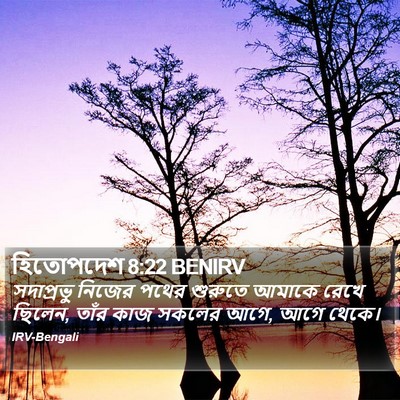 হিতোপদেশ 8:22 BENIRV Bible Verse Image