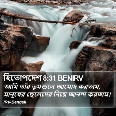 হিতোপদেশ 8:31 BENIRV Bible Verse Image