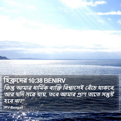 হিব্রুদের 10:38 BENIRV Bible Verse Image