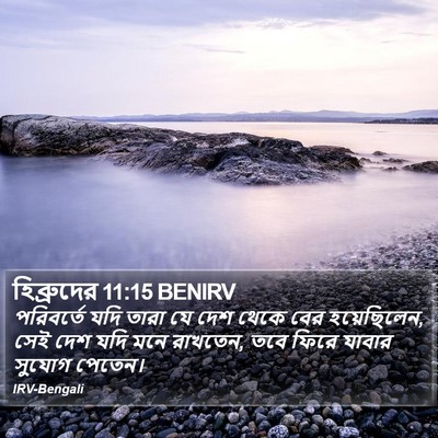 হিব্রুদের 11:15 BENIRV Bible Verse Image