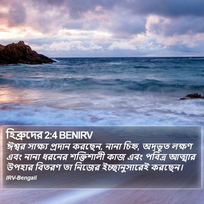 হিব্রুদের 2:4 BENIRV Bible Verse Image