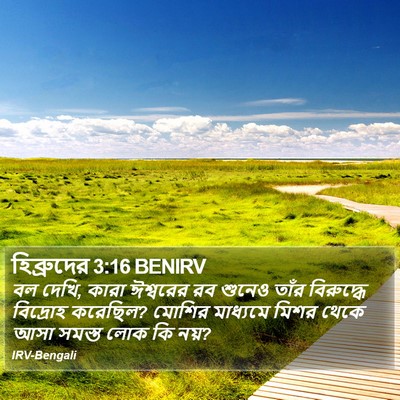 হিব্রুদের 3:16 BENIRV Bible Verse Image