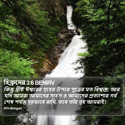 হিব্রুদের 3:6 BENIRV Bible Verse Image
