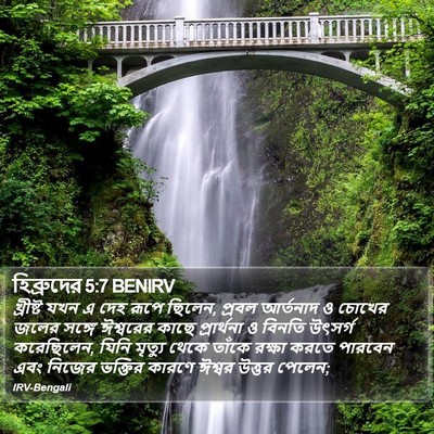 হিব্রুদের 5:7 BENIRV Bible Verse Image