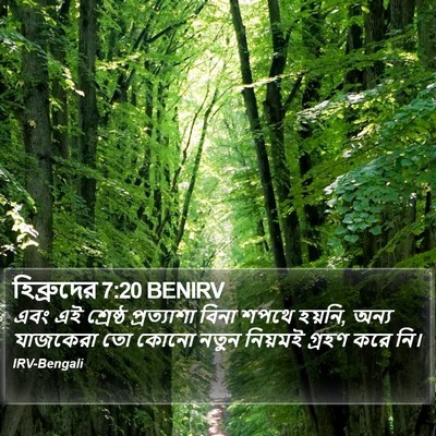 হিব্রুদের 7:20 BENIRV Bible Verse Image