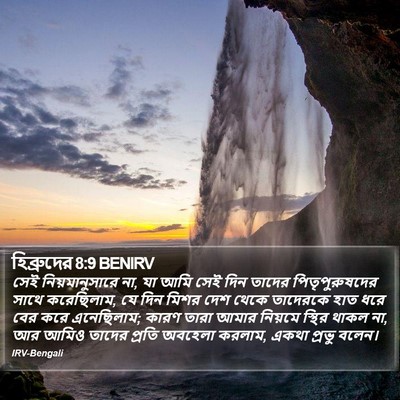 হিব্রুদের 8:9 BENIRV Bible Verse Image