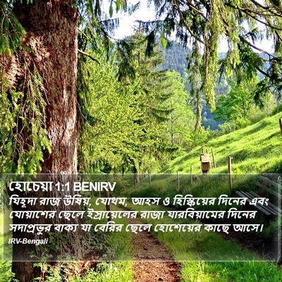 হোচেয়া 1:1 BENIRV Bible Verse Image