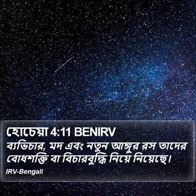 হোচেয়া 4:11 BENIRV Bible Verse Image