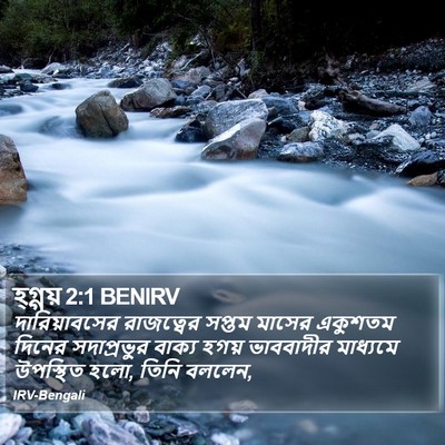 হ্গ্গয় 2:1 BENIRV Bible Verse Image