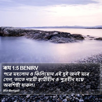 ৰূথ 1:5 BENIRV Bible Verse Image
