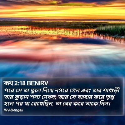 ৰূথ 2:18 BENIRV Bible Verse Image