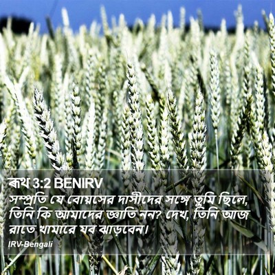 ৰূথ 3:2 BENIRV Bible Verse Image