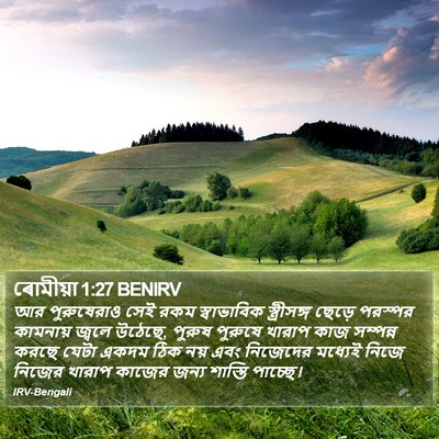 ৰোমীয়া 1:27 BENIRV Bible Verse Image
