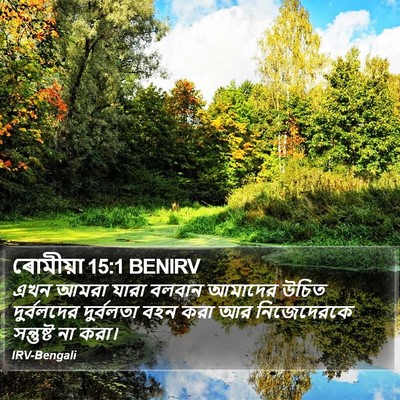 ৰোমীয়া 15:1 BENIRV Bible Verse Image