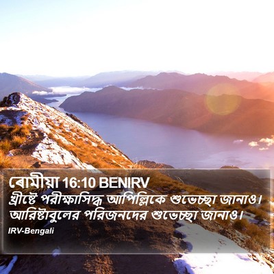 ৰোমীয়া 16:10 BENIRV Bible Verse Image