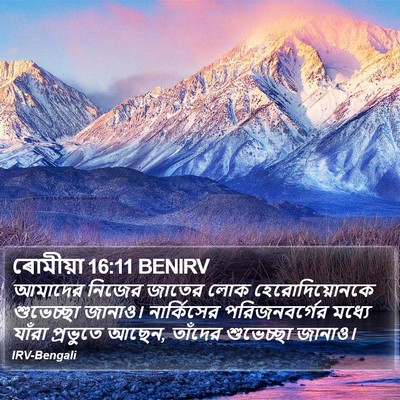 ৰোমীয়া 16:11 BENIRV Bible Verse Image