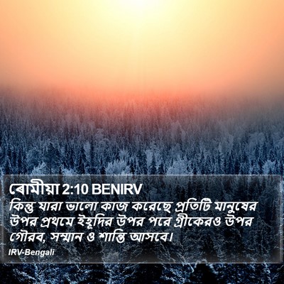 ৰোমীয়া 2:10 BENIRV Bible Verse Image