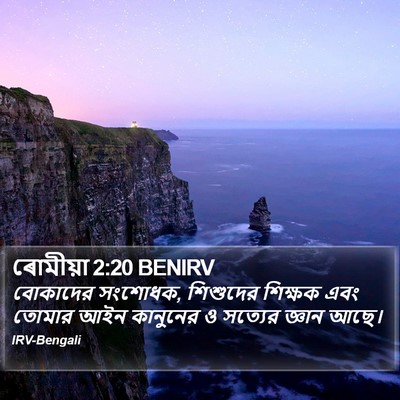 ৰোমীয়া 2:20 BENIRV Bible Verse Image
