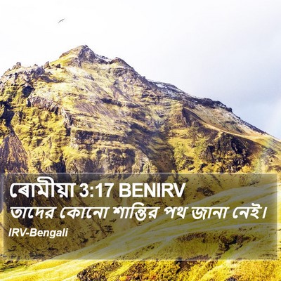 ৰোমীয়া 3:17 BENIRV Bible Verse Image