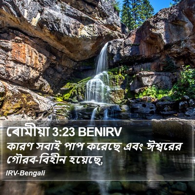 ৰোমীয়া 3:23 BENIRV Bible Verse Image