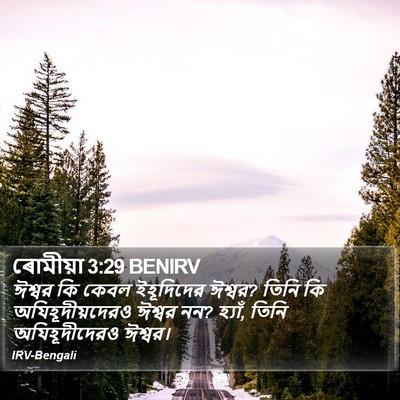 ৰোমীয়া 3:29 BENIRV Bible Verse Image