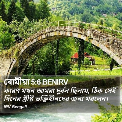 ৰোমীয়া 5:6 BENIRV Bible Verse Image