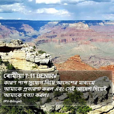 ৰোমীয়া 7:11 BENIRV Bible Verse Image