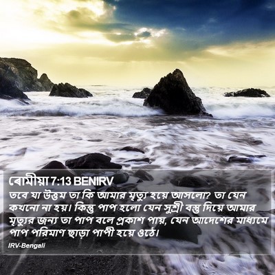 ৰোমীয়া 7:13 BENIRV Bible Verse Image