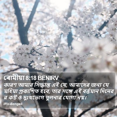 ৰোমীয়া 8:18 BENIRV Bible Verse Image