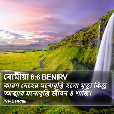 ৰোমীয়া 8:6 BENIRV Bible Verse Image