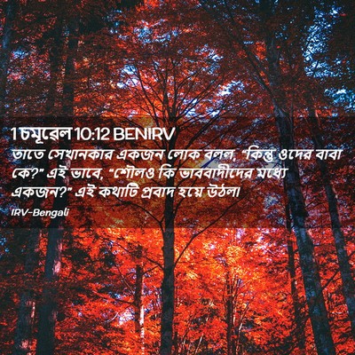 Picture 02 - 1 চমূৱেল 10:12 BENIRV - তাতে সেখানকার - Bible Verse Picture