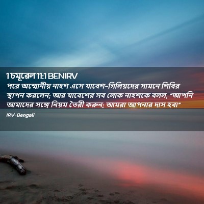 Picture 02 - 1 চমূৱেল 11:1 BENIRV - পরে অম্মোনীয় - Bible Verse Picture