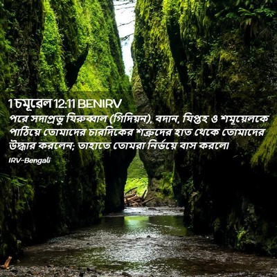 Picture 02 - 1 চমূৱেল 12:11 BENIRV - পরে সদাপ্রভু - Bible Verse Picture
