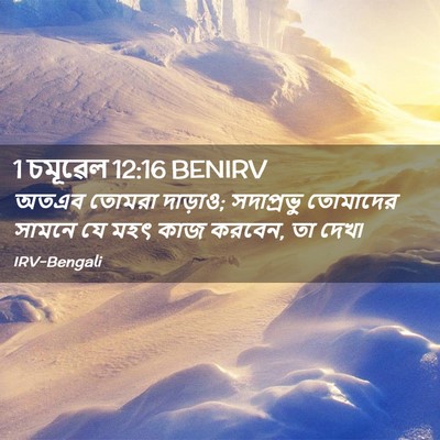 Picture 02 - 1 চমূৱেল 12:16 BENIRV - অতএব তোমরা দাড়াও; - Bible Verse Picture