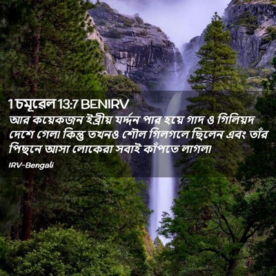 Picture 02 - 1 চমূৱেল 13:7 BENIRV - আর কয়েকজন - Bible Verse Picture