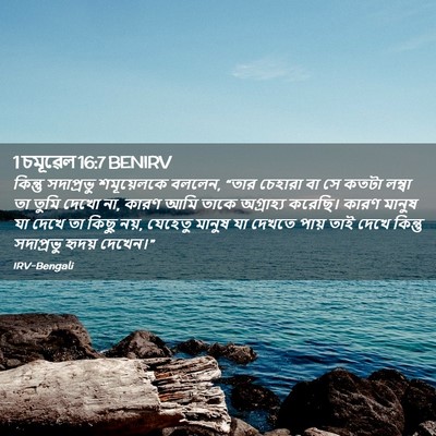 Picture 02 - 1 চমূৱেল 16:7 BENIRV - কিন্তু সদাপ্রভু - Bible Verse Picture