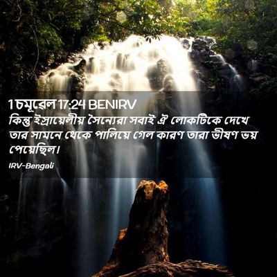 Picture 02 - 1 চমূৱেল 17:24 BENIRV - কিন্তু - Bible Verse Picture