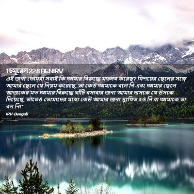 Picture 02 - 1 চমূৱেল 22:8 BENIRV - এই জন্য তোমরা সবাই - Bible Verse Picture