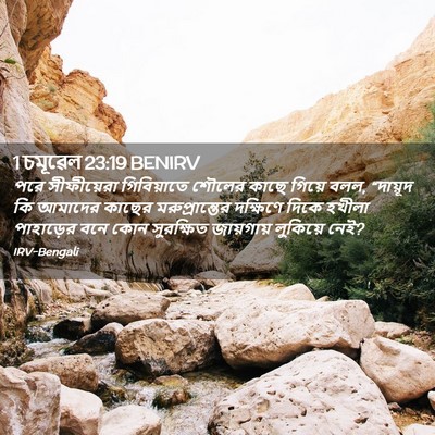 Picture 02 - 1 চমূৱেল 23:19 BENIRV - পরে সীফীয়েরা - Bible Verse Picture