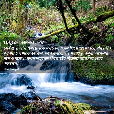 Picture 02 - 1 চমূৱেল 3:9 BENIRV - সেইজন্য এলি - Bible Verse Picture
