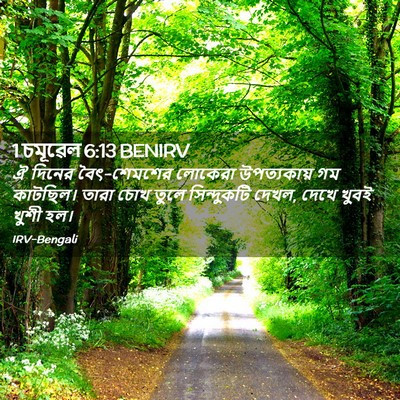 Picture 02 - 1 চমূৱেল 6:13 BENIRV - ঐ দিনের বৈৎ-শেমশের - Bible Verse Picture