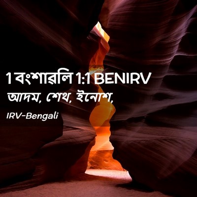 Picture 02 - 1 বংশাৱলি 1:1 BENIRV - আদম, শেথ, - Bible Verse Picture