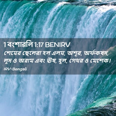 Picture 02 - 1 বংশাৱলি 1:17 BENIRV - শেমের ছেলেরা হল - Bible Verse Picture